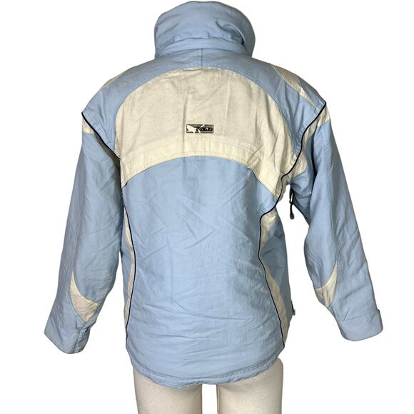Obermeyer Lunar Alt3 Blue Ski Snowboard Jacket Weatherproof Juniors 12 - Picture 2 of 9